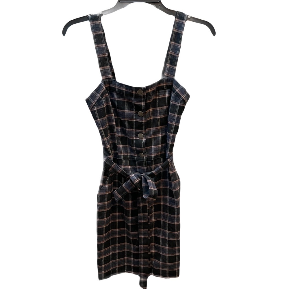 ❤️ HOLLISTER PLAID JUMPER DRESS SIZE SMALL